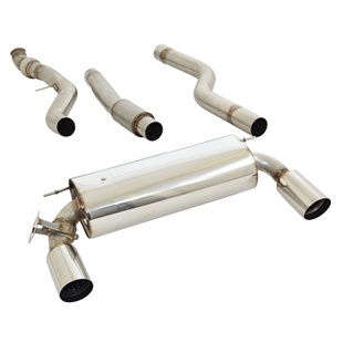 Friedrich Motorsport 90 mm Duplex-System I Rostfritt Stål Till BMW 3-serie F31